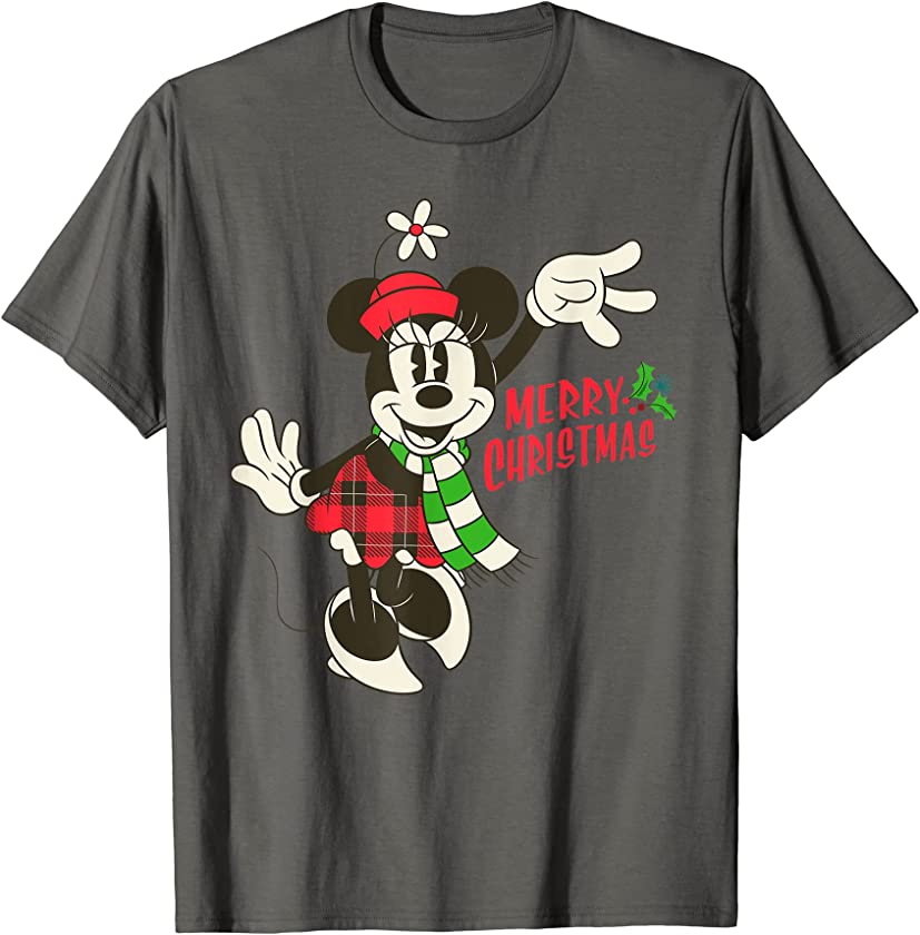 Vintage Minnie Mouse Christmas T-Shirt T-Shirt