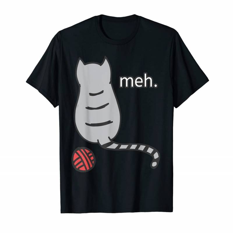 Meh Kitten It Depends Geeks Nerd Kitty Programmer Coder T-shirt