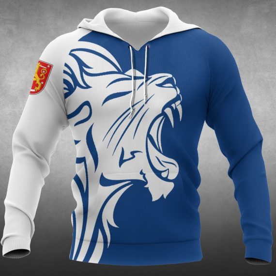 Unisex Hoodie All Over Print Lion Gifts The Lion In Finland Gifts Us Unisex Size Hoodie