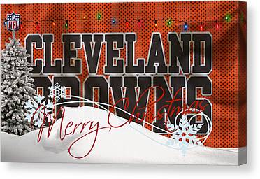 39 Cleveland Browns Joe Hamilton Canvas Print