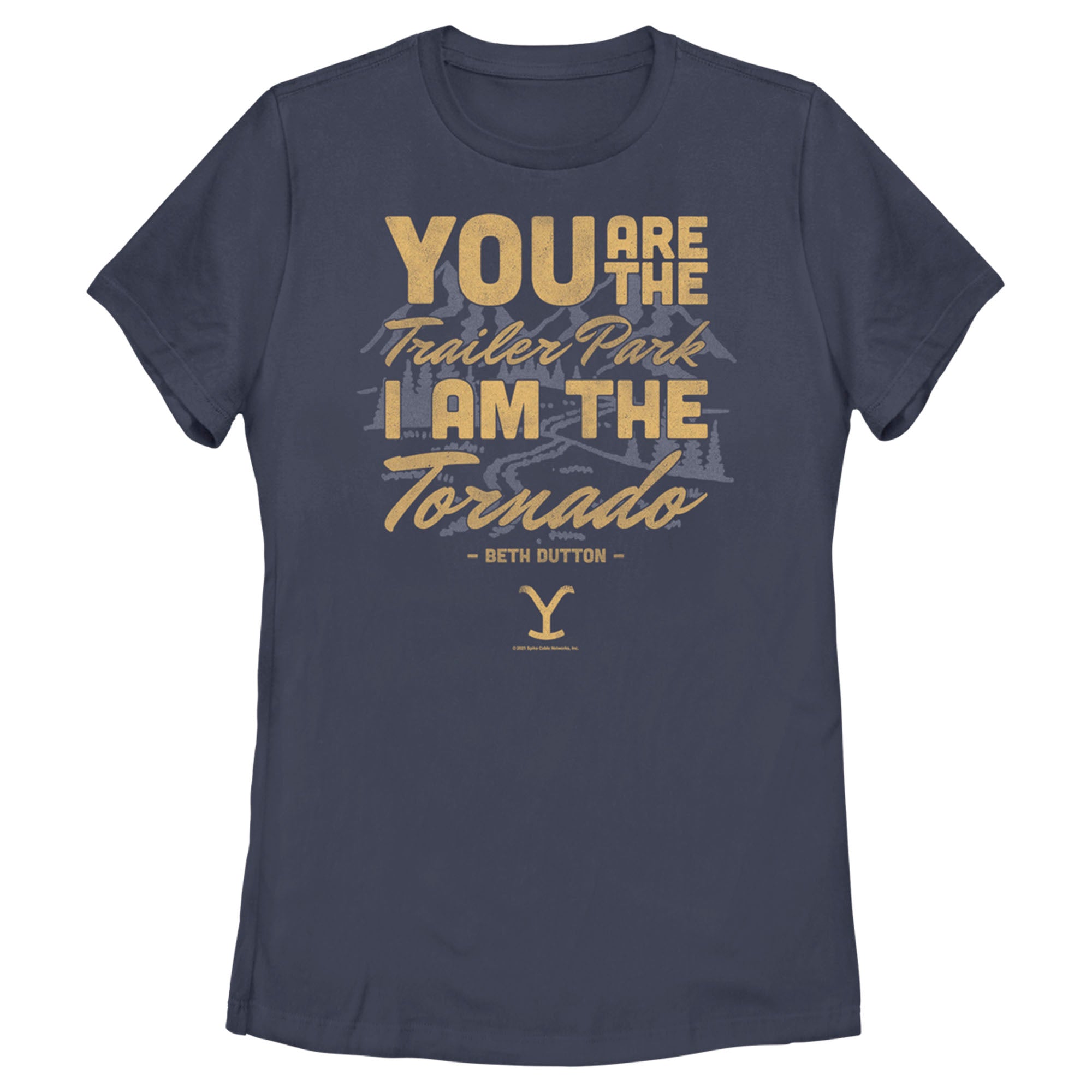 Women’S Yellowstone Beth Dutton Trailer Park I Am The Tornado T-Shirt