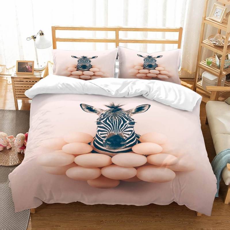 3D Customize Zebra Et Bedroomet Bed 3D Customize Bedding Set Duvet Cover SetBedroom Set Bedlinen