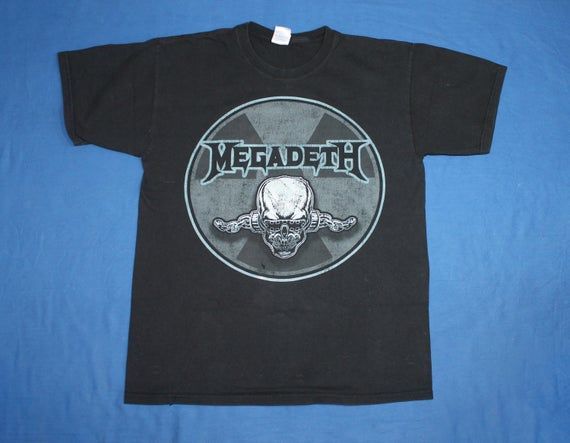 2000S Megadeth Tour Shirt Rattlehead Shirt American Heavy Metal Band Shirt Thrash Metal Speed Metal Men S Shirt