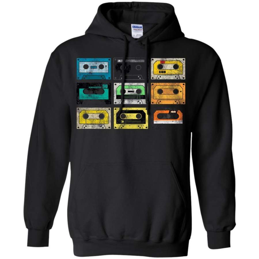 AGR Vintage Cassette 80s 90s Retro Hoodie