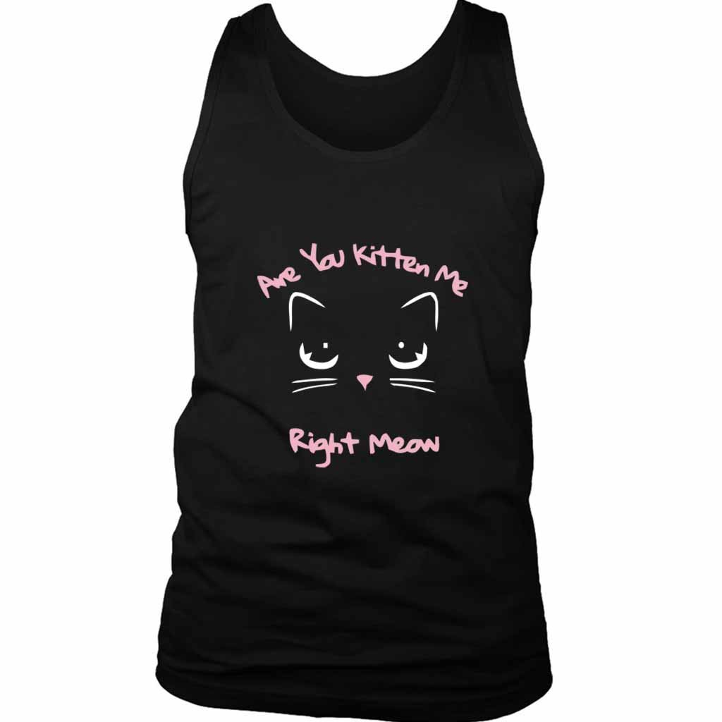 Are You Kitten Me Right Meow Putt Men’s Tank Top