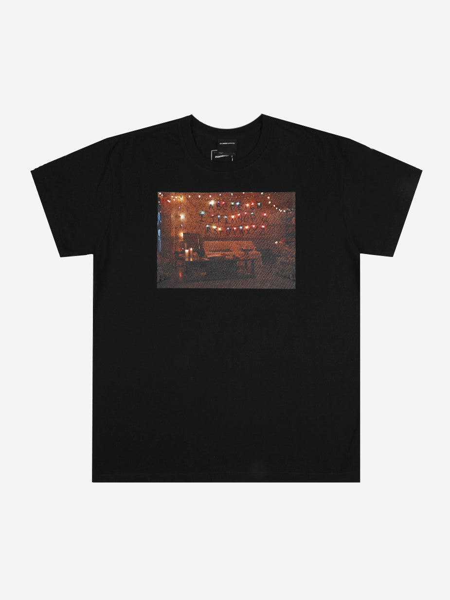 Alphabet Wall Black Tee