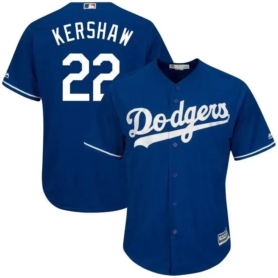 Clayton Kershaw Los Angeles Dodgers Big And Tall Alternate Cool Base Player Jersey – Royal