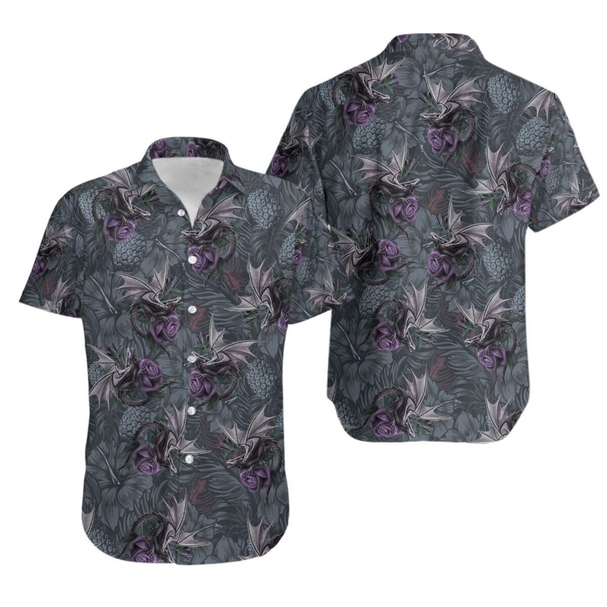 Dragon Tropical All Over Printed Hawaii Shirt Ha14414