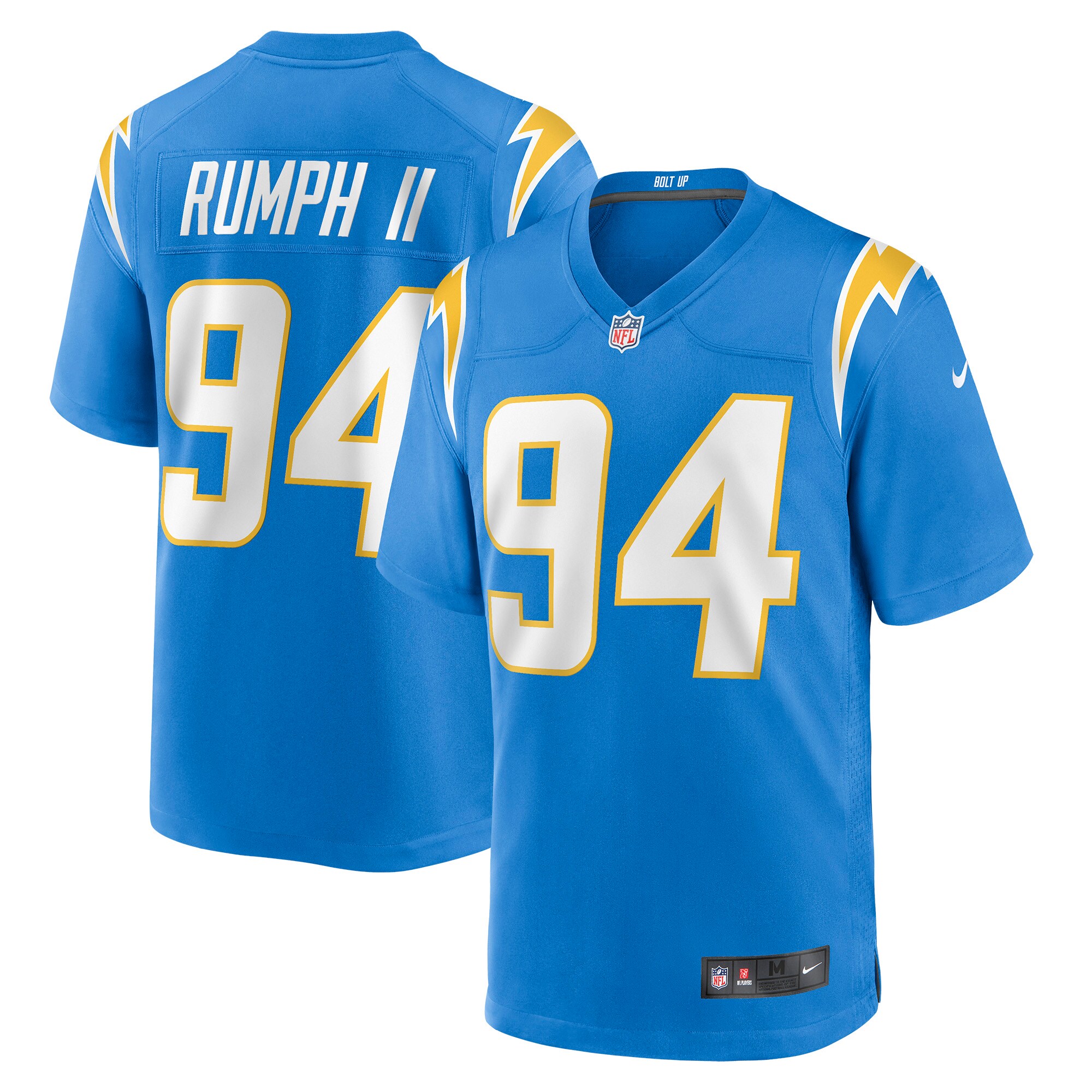 Men’s Los Angeles Chargers Chris Rumph II Powder Blue Game Jersey