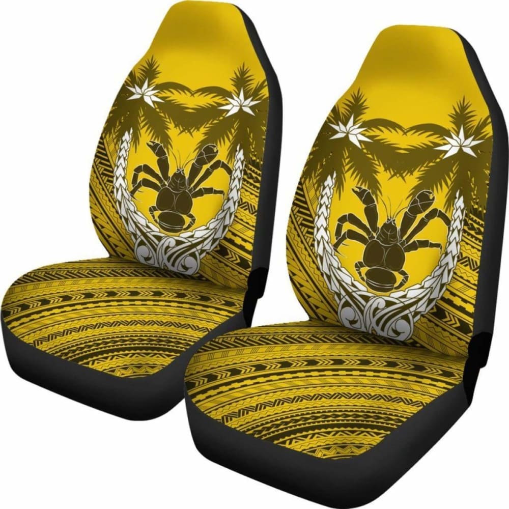 Niue Car Seat Covers – Coconut Crab & Coconut Tree – Amazing 1 105905