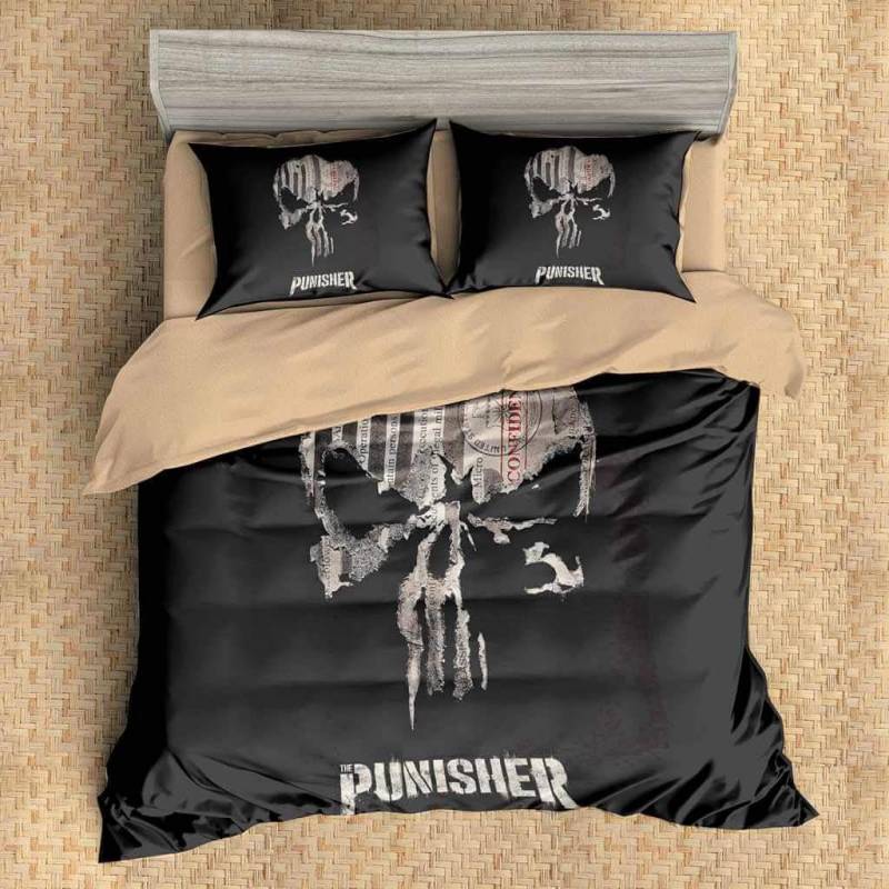 3D Customize The Punisher Bedding Set Duvet Cover Set Bedroom Set Bedlinen 1