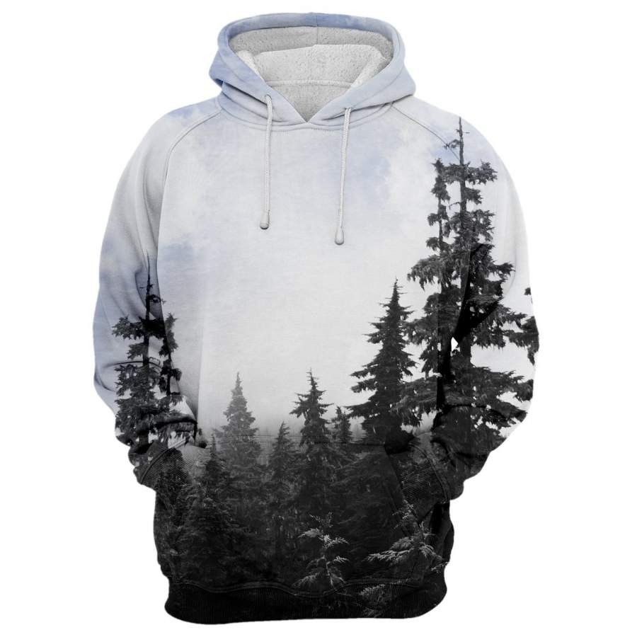 Gray Forest Hoodie