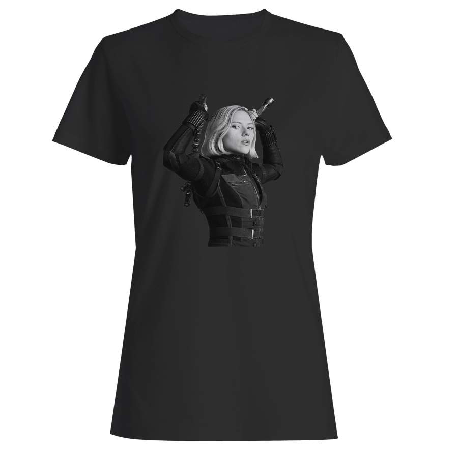 Black Widow Action Woman’s T-Shirt