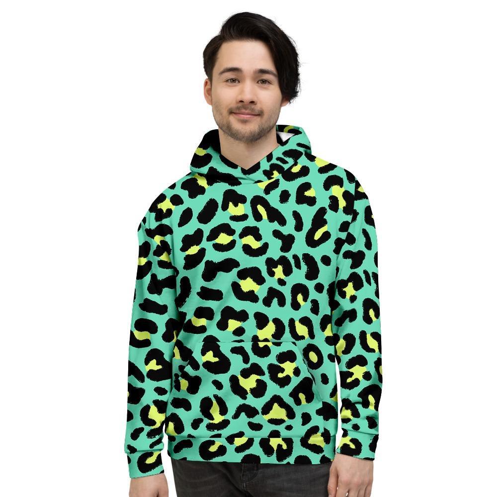 Green Leopard Men’S Hoodie