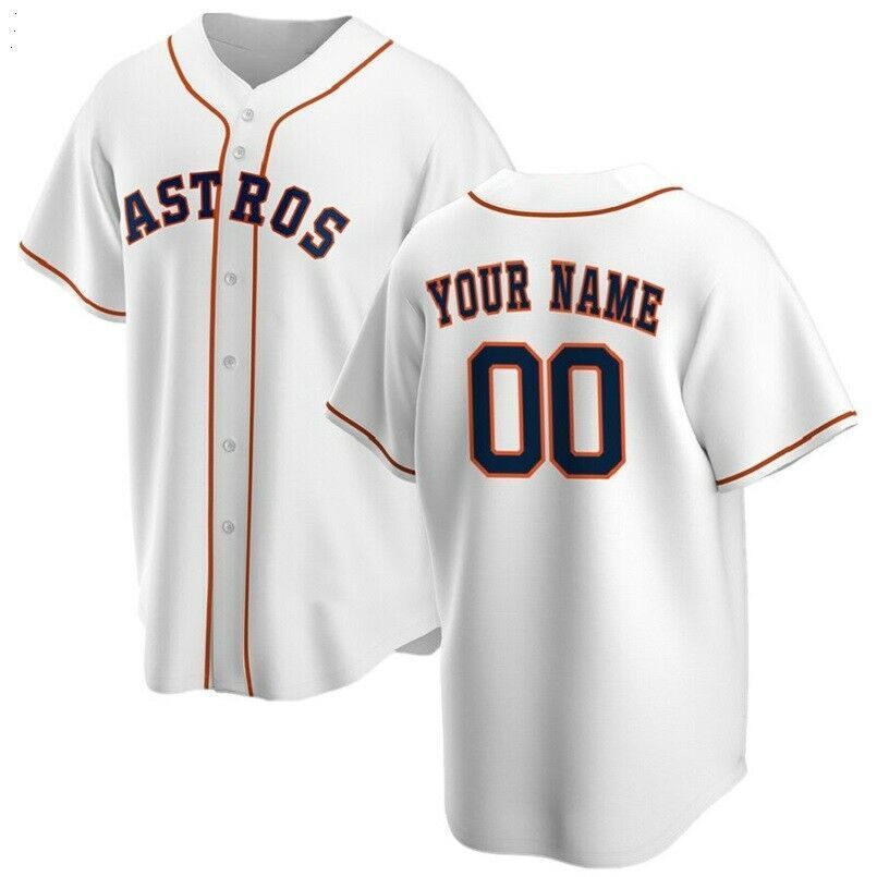 Custom Name Houston Astros All Over Print Baseball Jersey For Fans