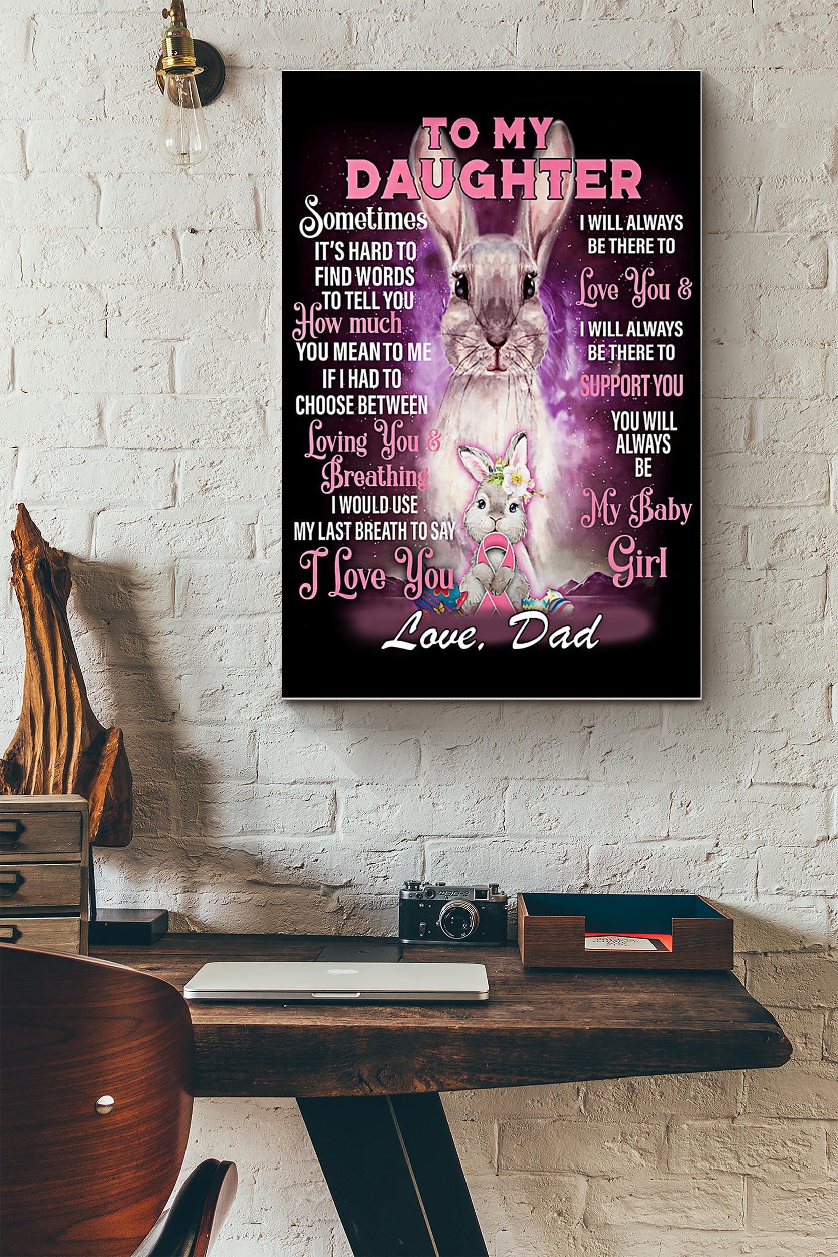 Rabbit To My Daughter_Ddnhcvc2 (Unframed) Poster