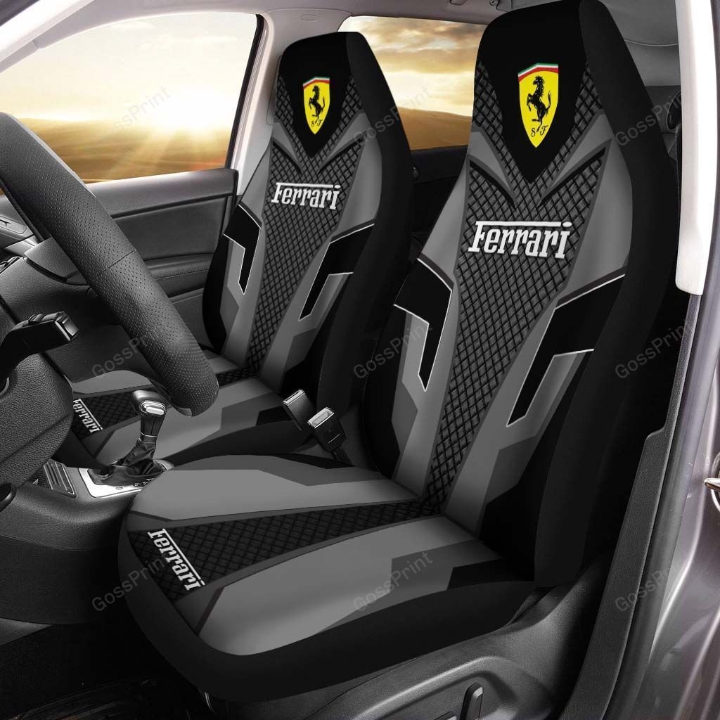 Ferrari Car Seat Cover Ver 2 (Set Of 2)