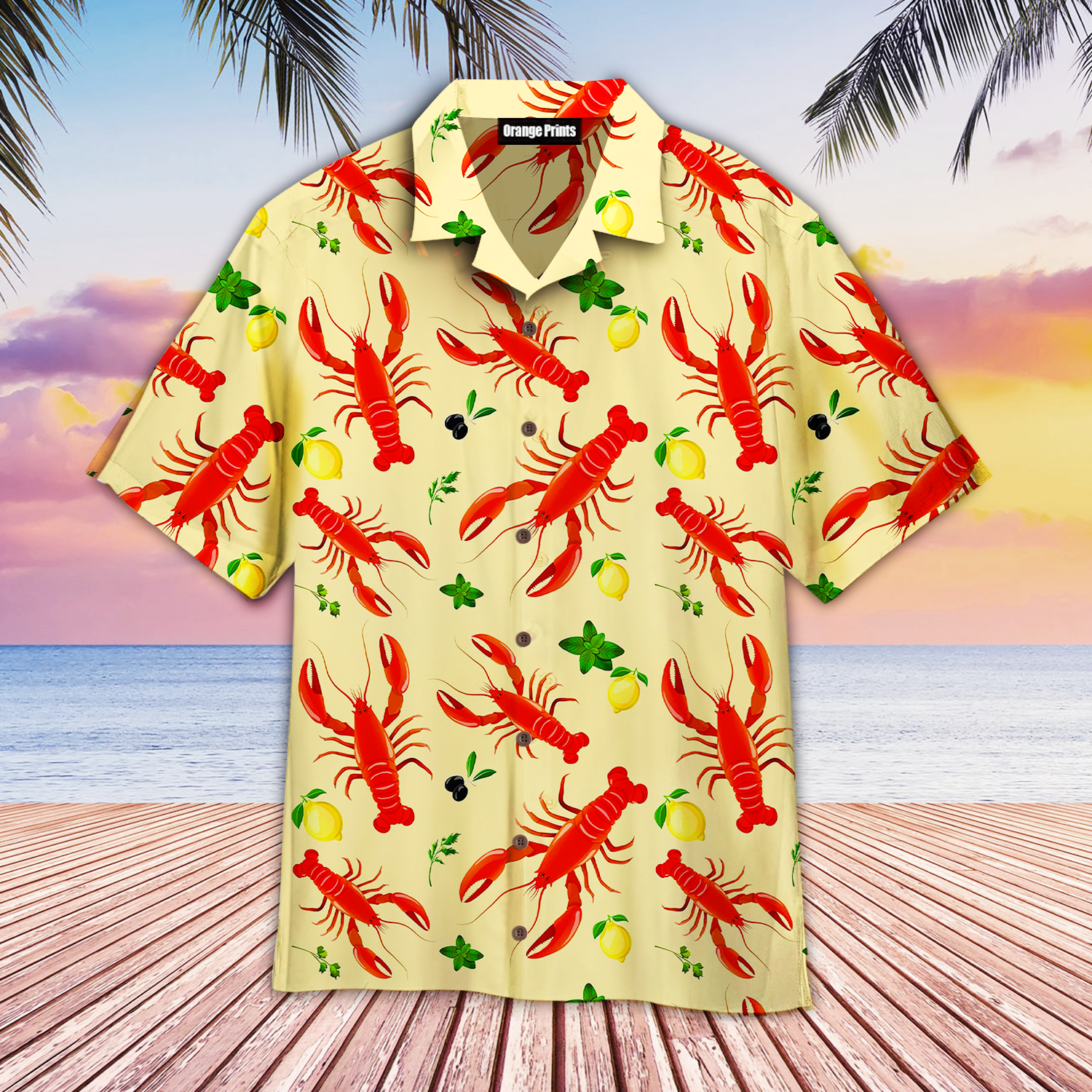 Crawfish Crew Lemon Hawaii Shirt For Men Women Ha106734