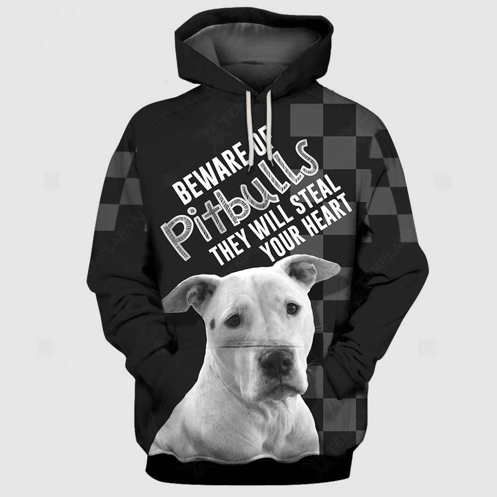 Pitbull Steal Your Heart 3D Full Printing