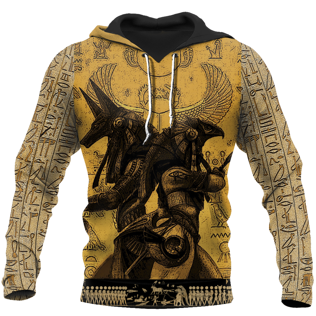 Anubis Ancient Egypt 3D All Over Printed Hoodie Clothes JJ070301 ...