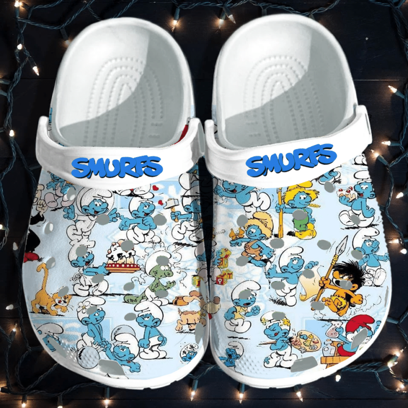 The Smurfs Crocs Crocband Clogs, Comfy Footwear 9