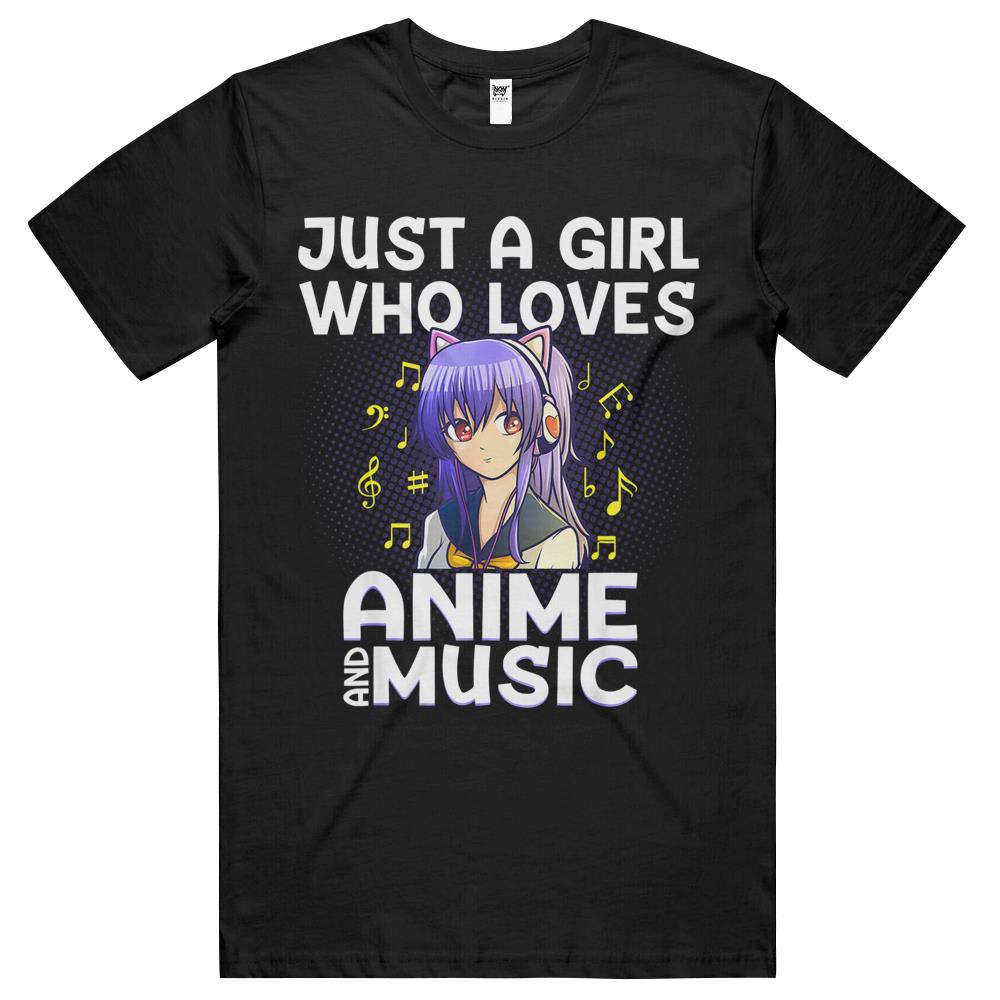 Anime Art For Women Teen Girls Anime Merch Music Anime Lover T Shirts