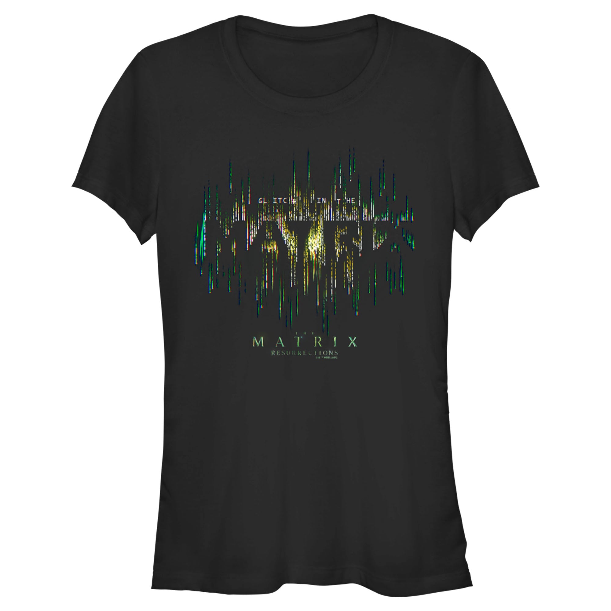 The Matrix Resurrections Junior’S Glitch In The Matrix  T-Shirt