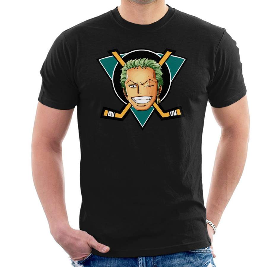 Roronoa Zoro Mighty Ducks One Piece Men’s T-shirt