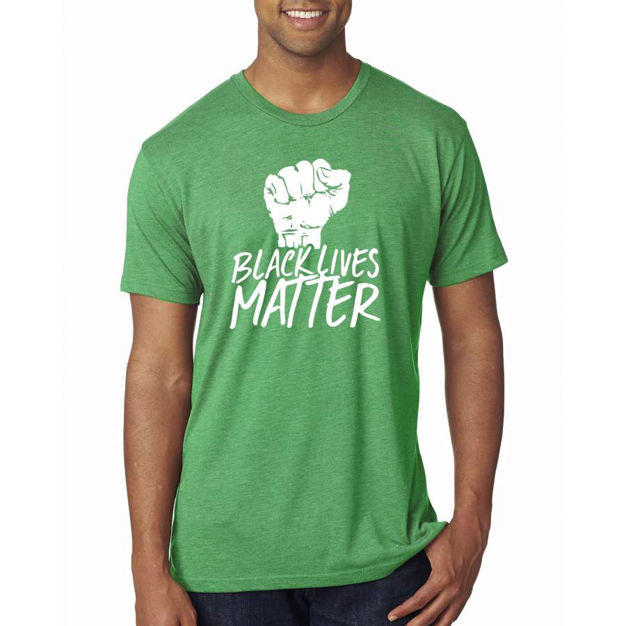 Black Lives Matter History Power Pride Movement Together Pop Culture Mens Tri Blend T-Shirt