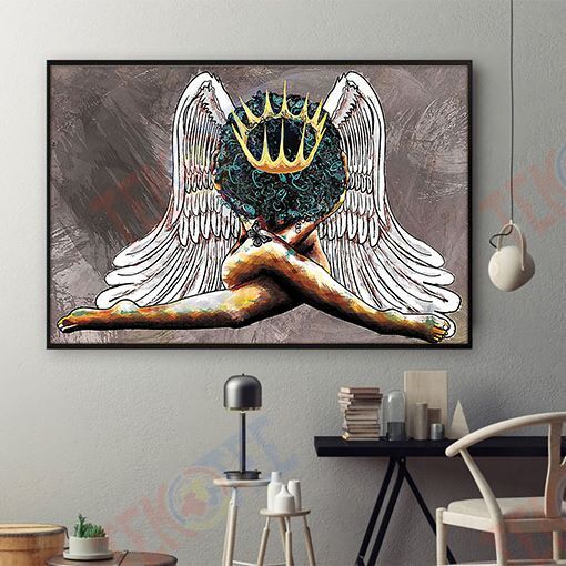 Black American Poster Adorable Black Poster Art Print Black Girl Fashion African Man Bedroom Wall Delightful Wall Art Designs