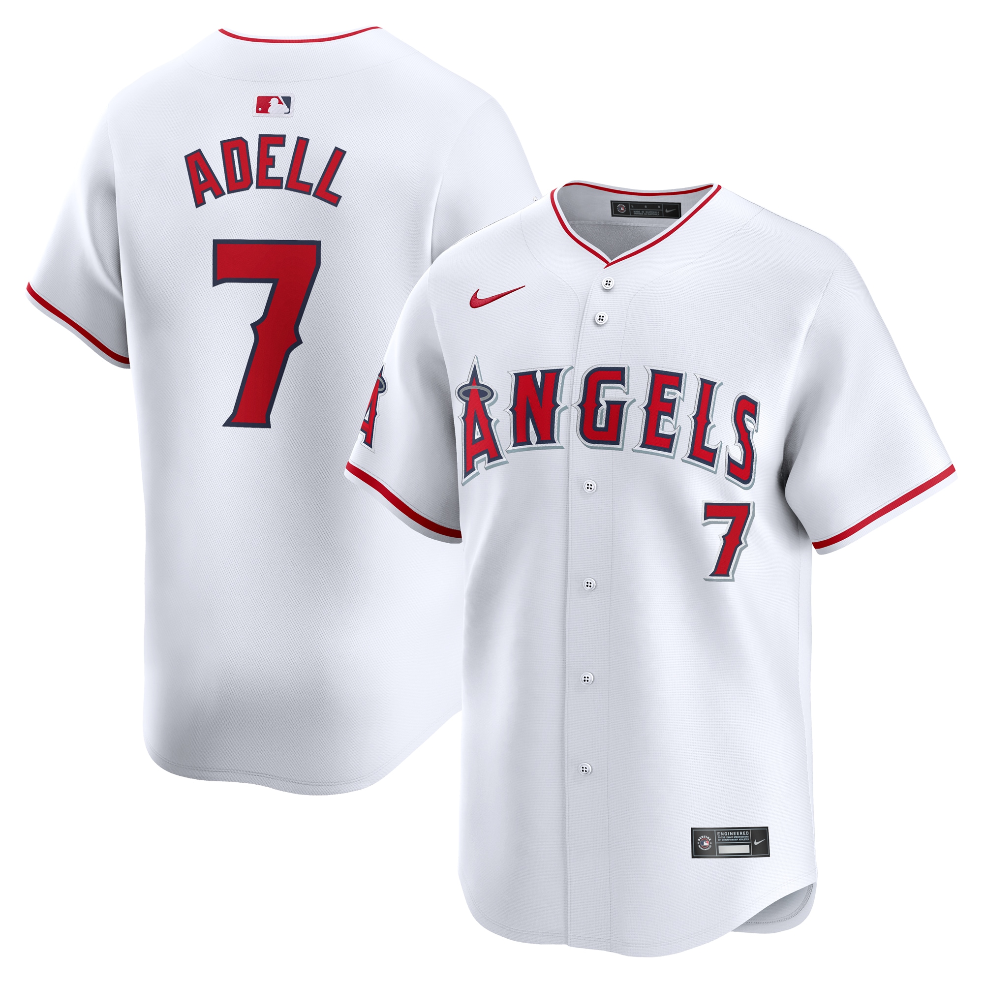 Jo Adell Los Angeles Angels Home Limited Player Jersey – White