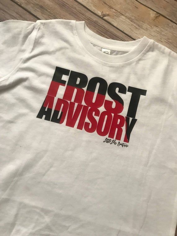 Nebraska Apparel Frost Advisory Shirt Nebraska Frost Shirt College Football Shirt Coac Shirt