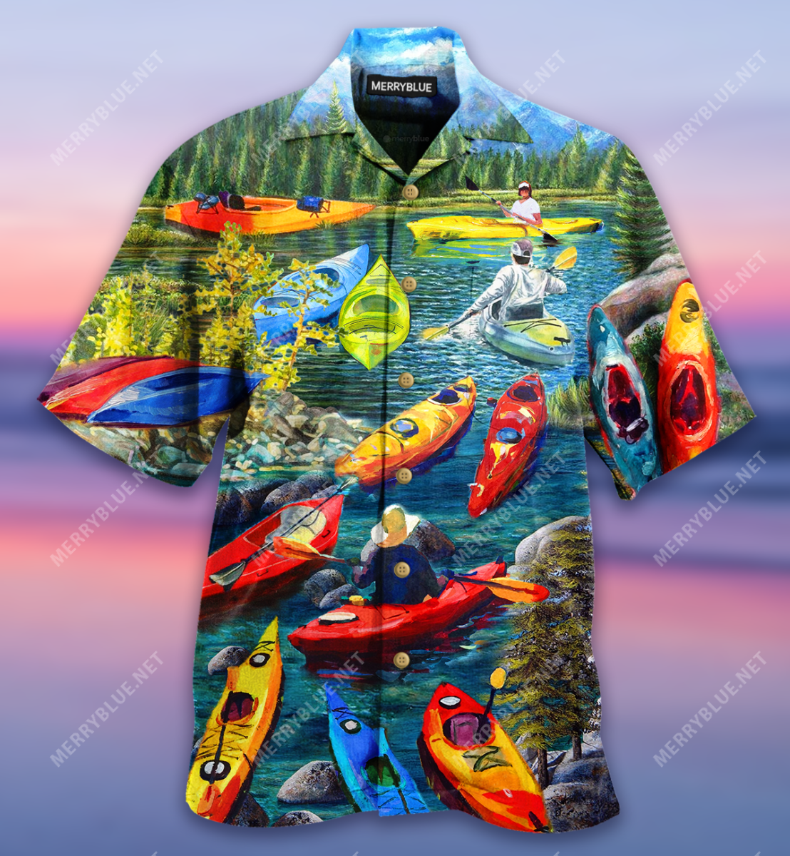 Kayaking Gets Me Wet Unisex Hawaii Shirt Ha51965