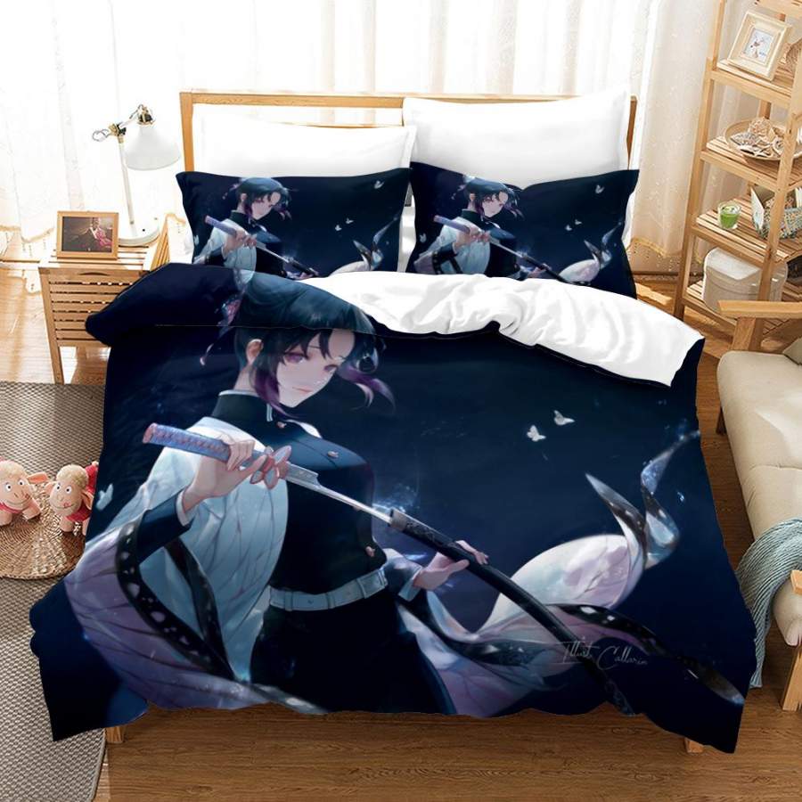 Demon Slayer Kimetsu no Yaiba Season 2 #25 Duvet Cover Quilt Cover Pillowcase Bedding Set Bed ...