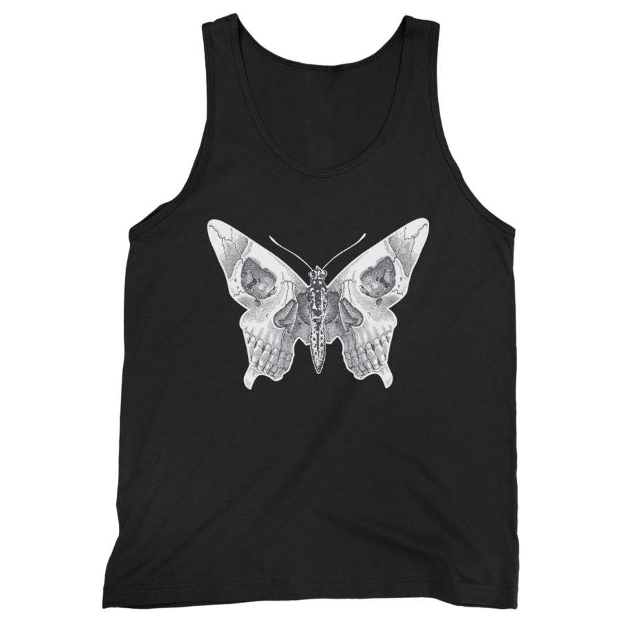 Butterfly Skull Man’s Tank Top