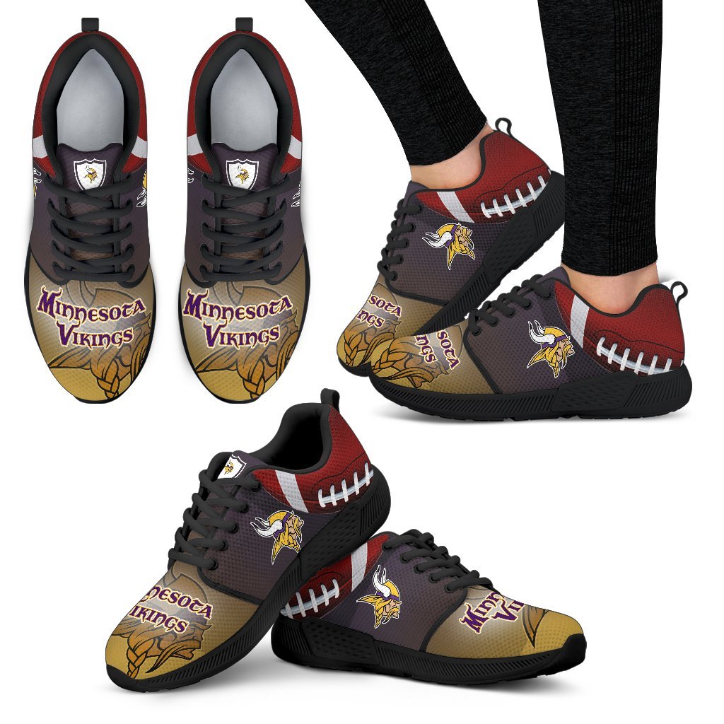 Pro Shop Minnesota Vikings Running Sneakers For Football Fan