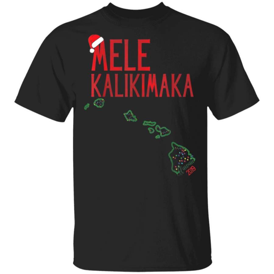 Mele Kalikimaka Hawaiian Christmas Gift T-Shirt