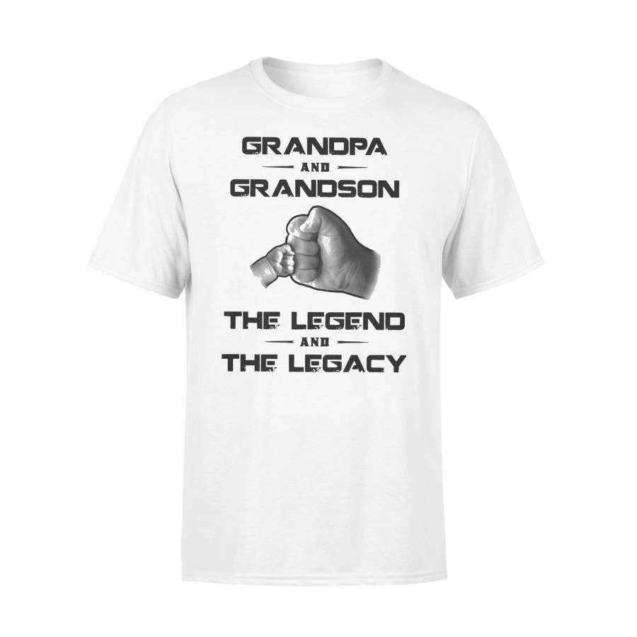 Grandpa And Grandson The Legend And The Legacy T-shirt