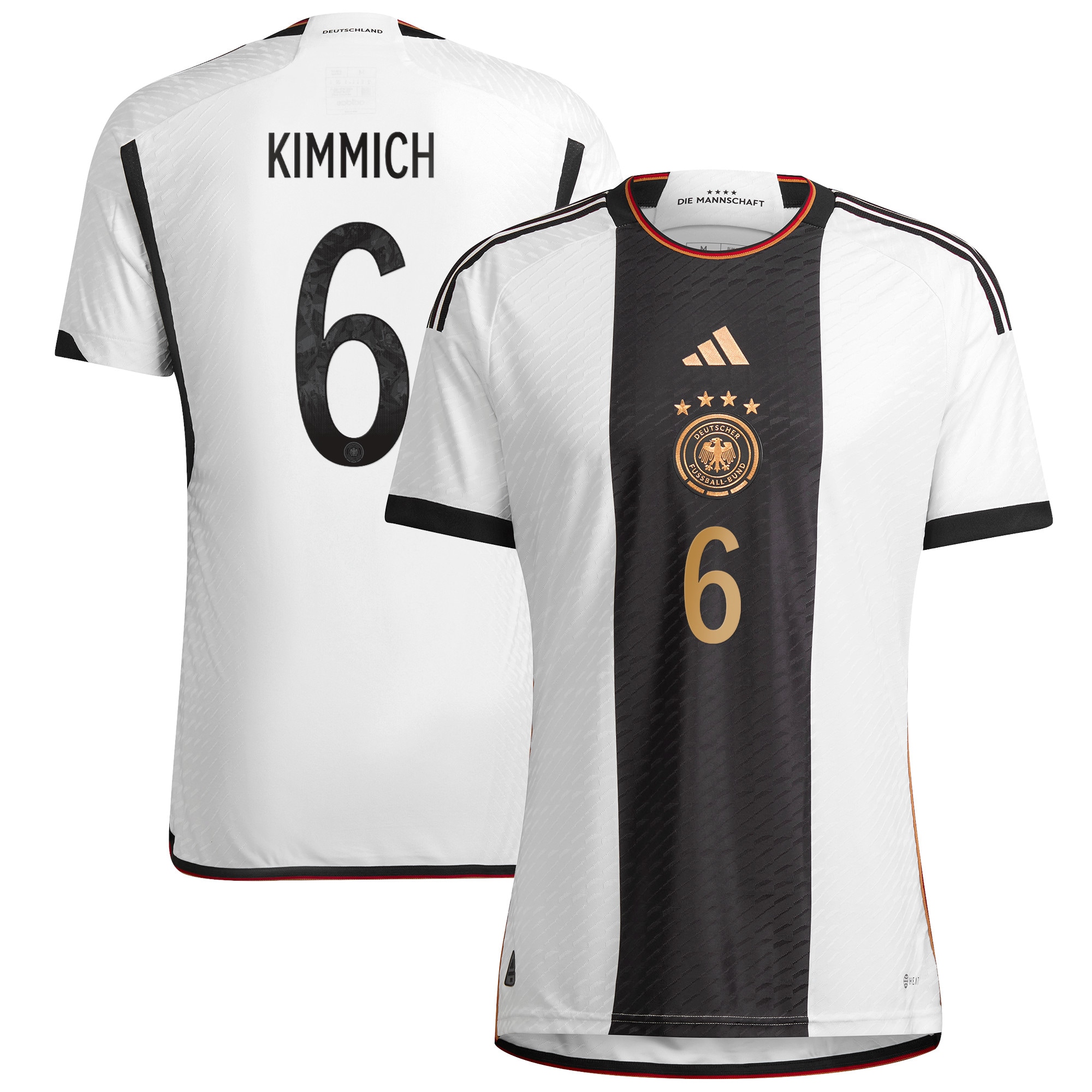 Joshua Kimmich Germany National Team 2022/23 Home Replica Player Jersey – White 2