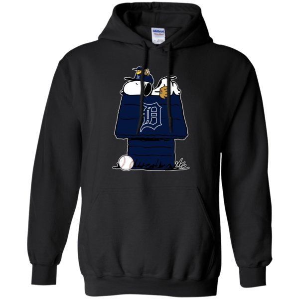 Detroit Tigers Baseball Snoopy The Peanuts T-Shirts Sweatshirts Hoodies