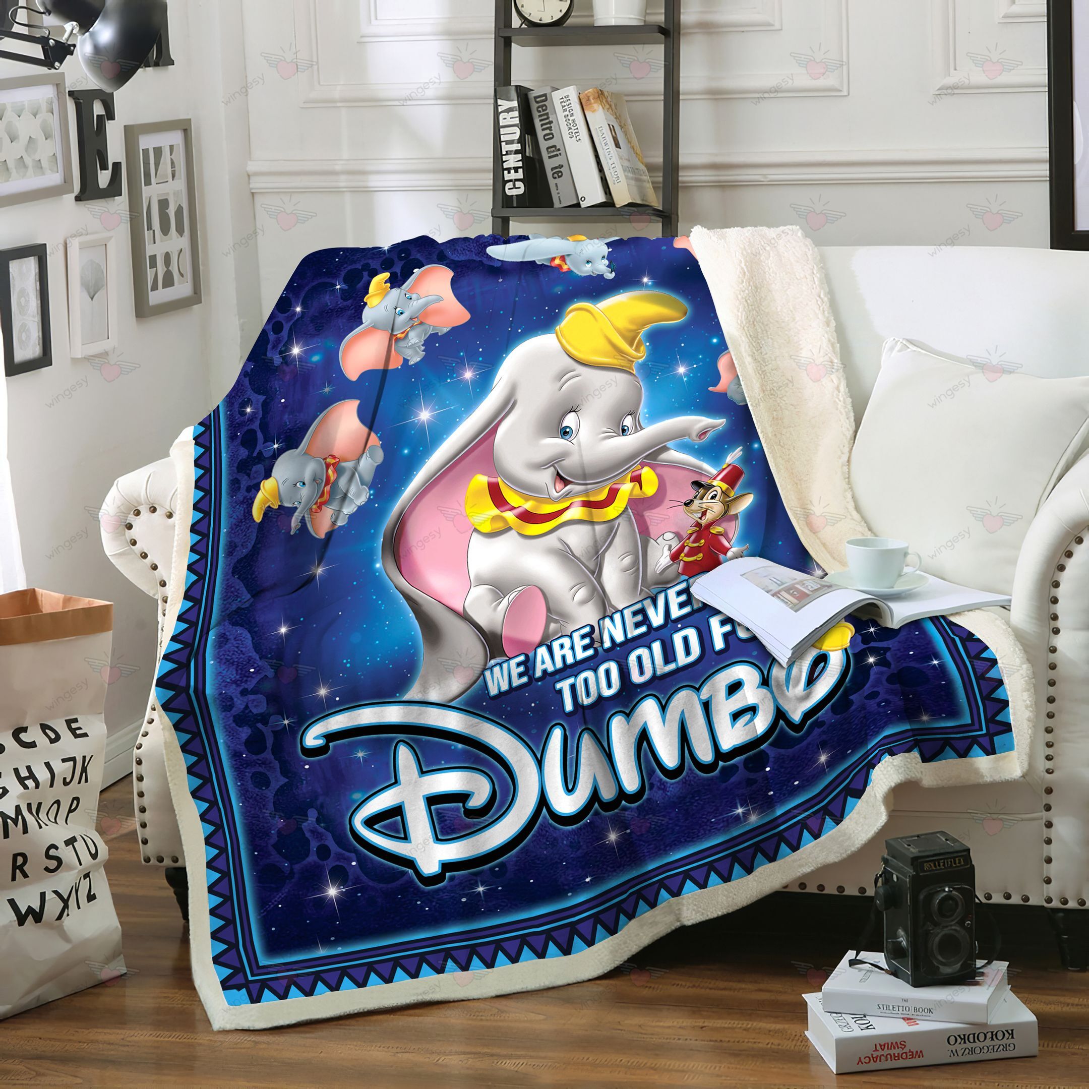 Cartoon Cartoon Never Dumbo Blanket-QT009033Qa