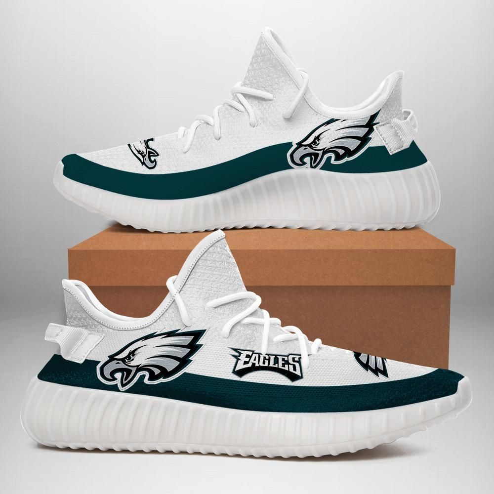 Philadelphia Eagles Custom Shoes Sport Sneakers Philadelphia Eagles Yeezy Boost 350