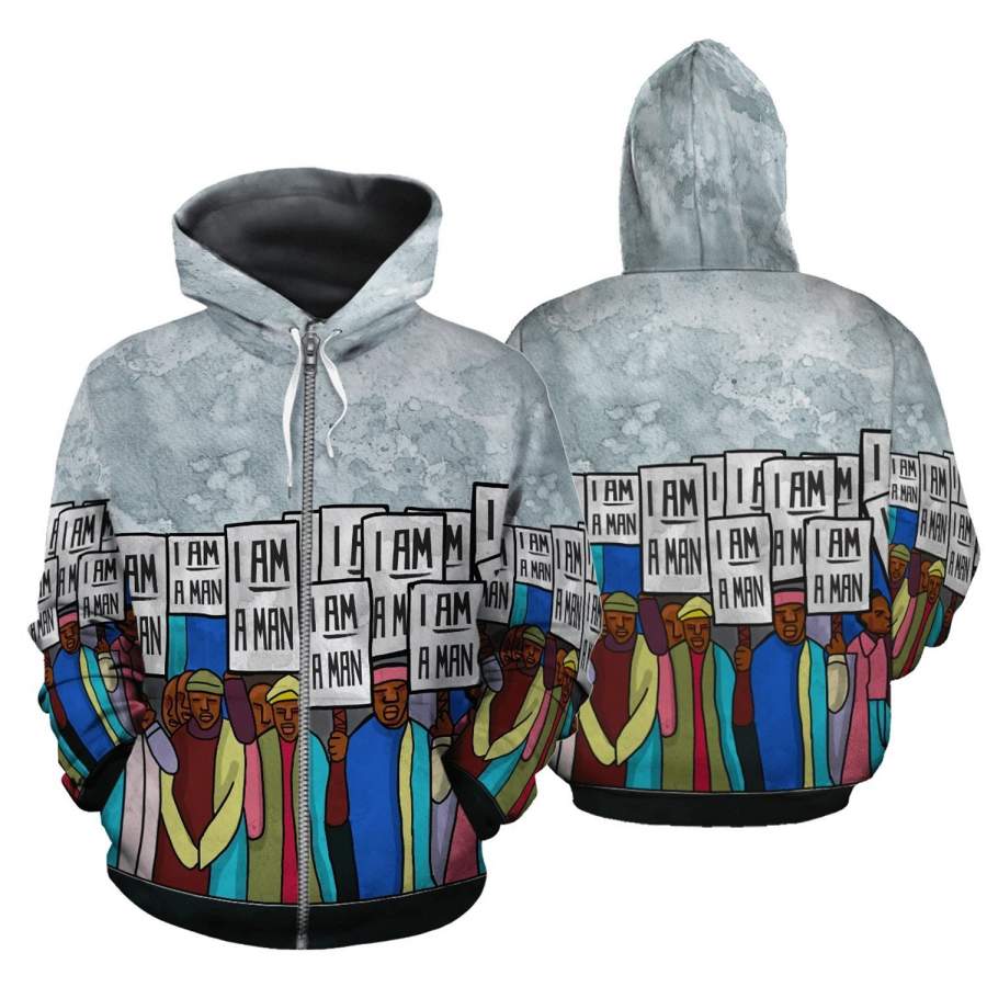 African Zip-Up Hoodie – African I’m a Man Hoodie 1st