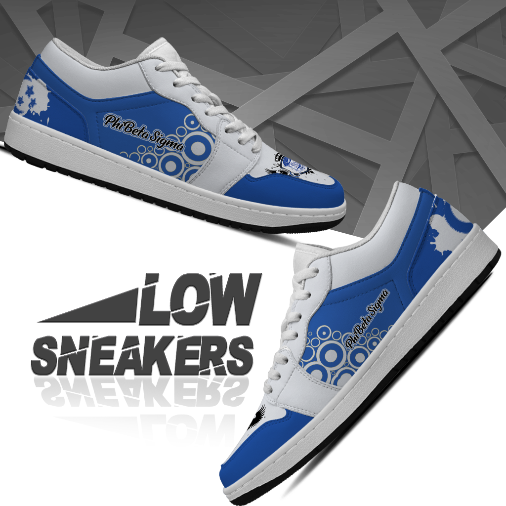 Phi Beta Sigma Low Sneakers 2