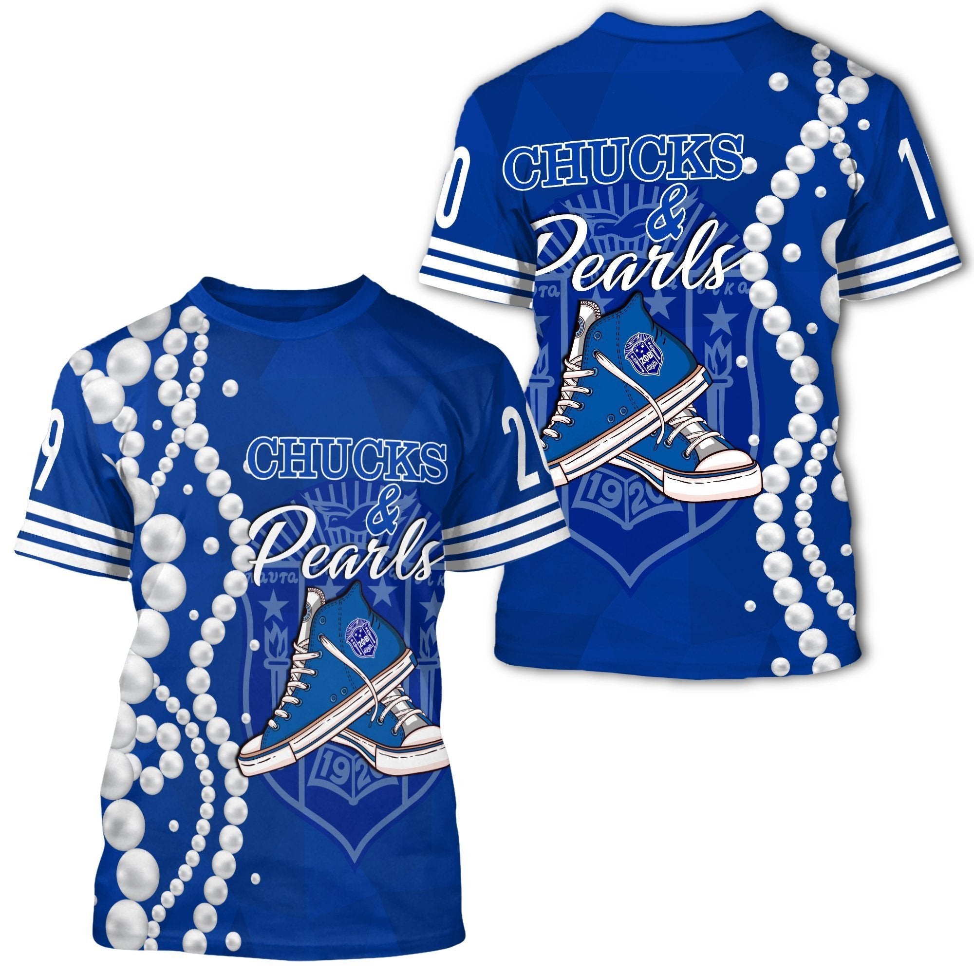 Sorority Tshirt – Zeta Phi Beta K.H Pearls Tshirt