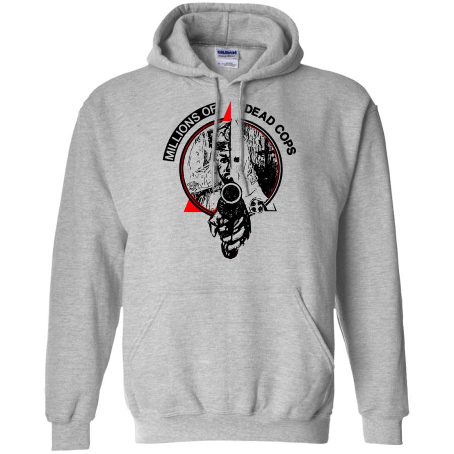 AGR Millions of dead COPS MDC Gildan Pullover Hoodie