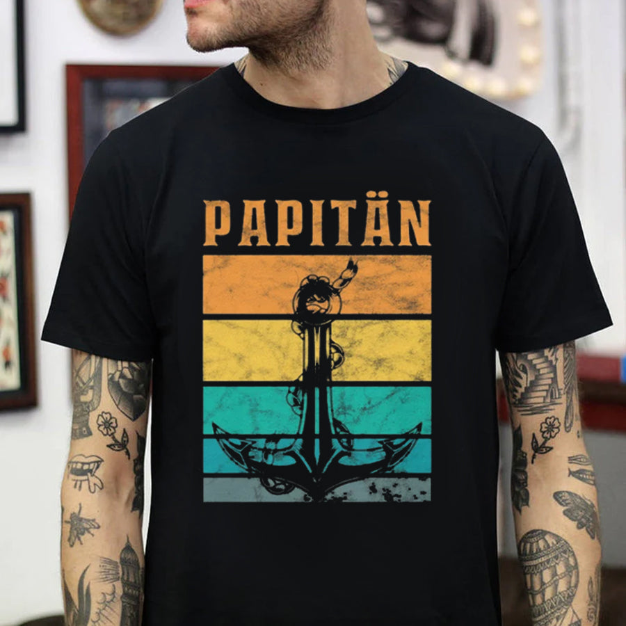 Papite Dad Father’S Day Gift Father’S Day Gift Captain – Men’S Shirt