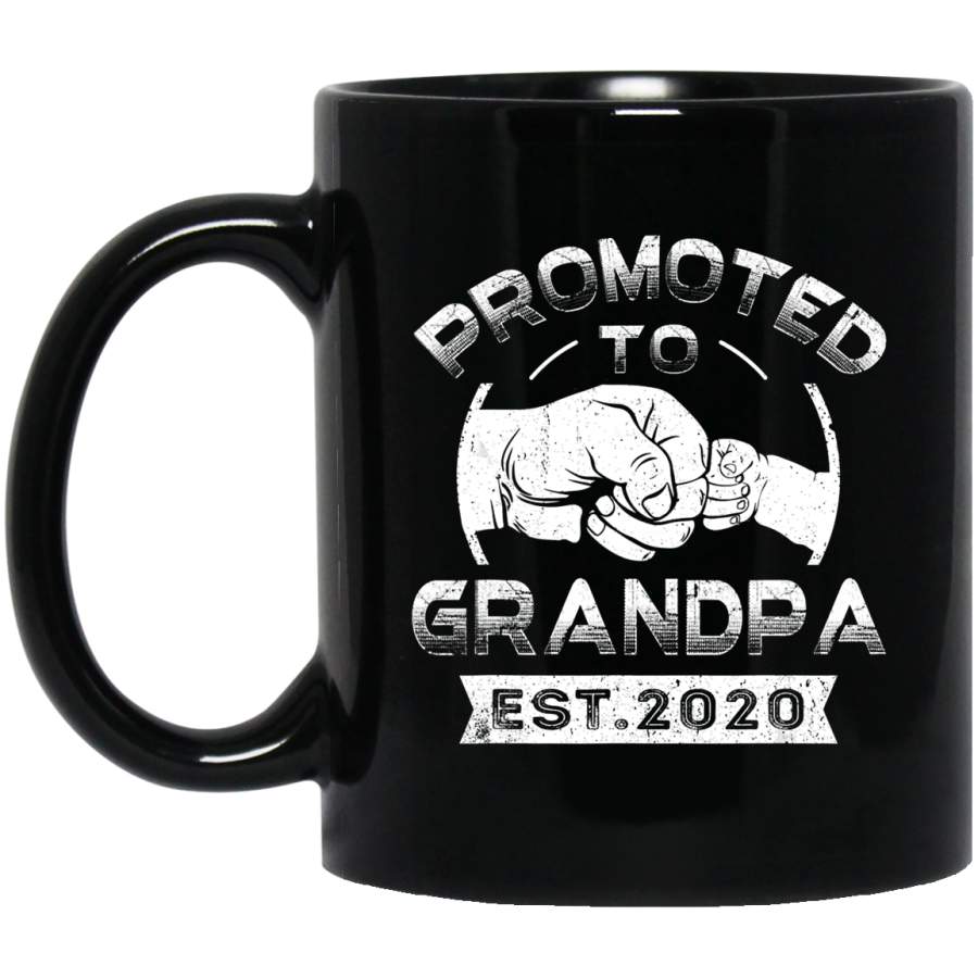 Promoted To Grandpa Est 2020 Vintage New Papa Gift_1945 Coffee Mug