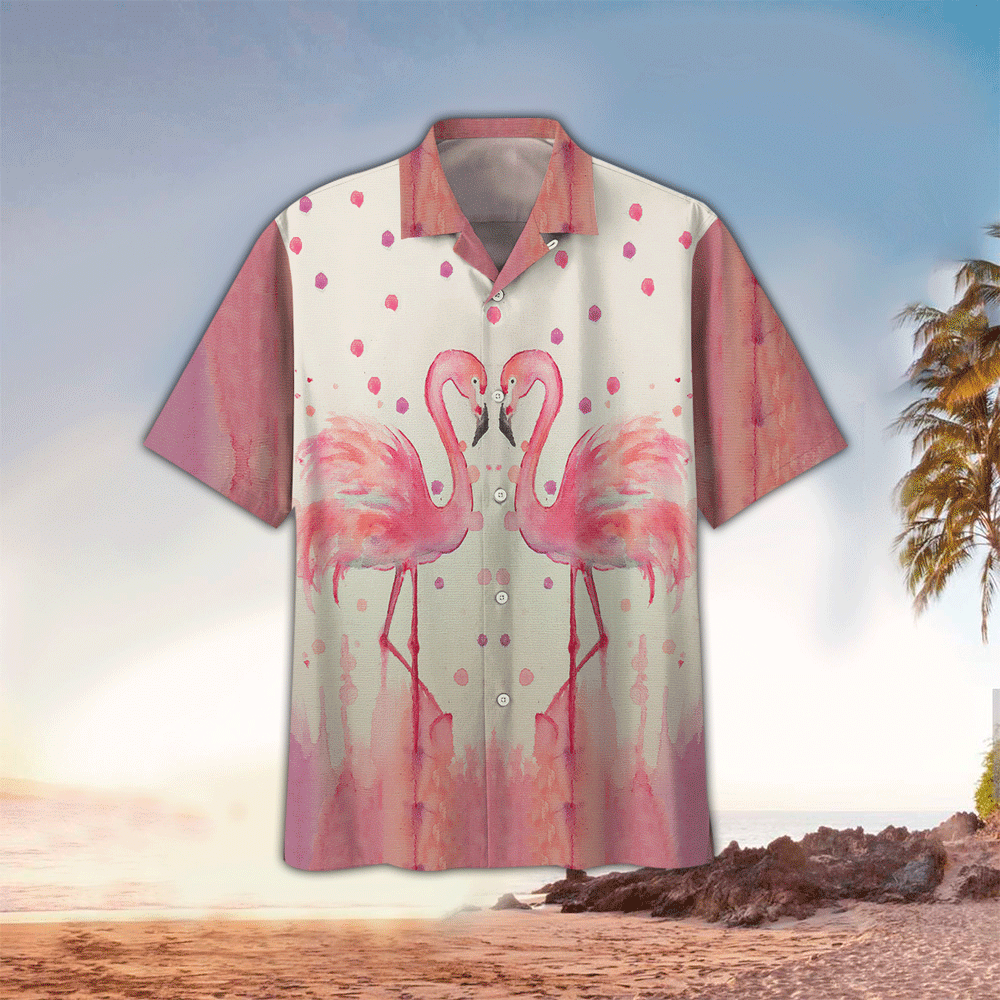 Flamingo Aloha Hawaii Shirt For Ha102345