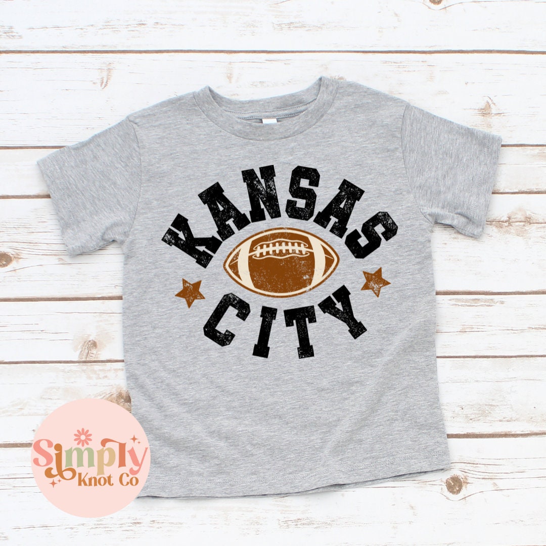 Kids Kansas City Shirt, Toddler Kansas City Shirt, Kansas City Football, KC Football Tshirt, Kansas City Crewneck, Youth Kansas City Shirt